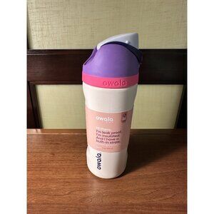 Owala Kids 16oz FreeSip Spout Leak Proof, Stainless Steel Bottle Bunny Business